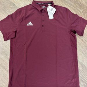adidas Stadium Coaches Men's Polo (Maroon) - ALL SIZES